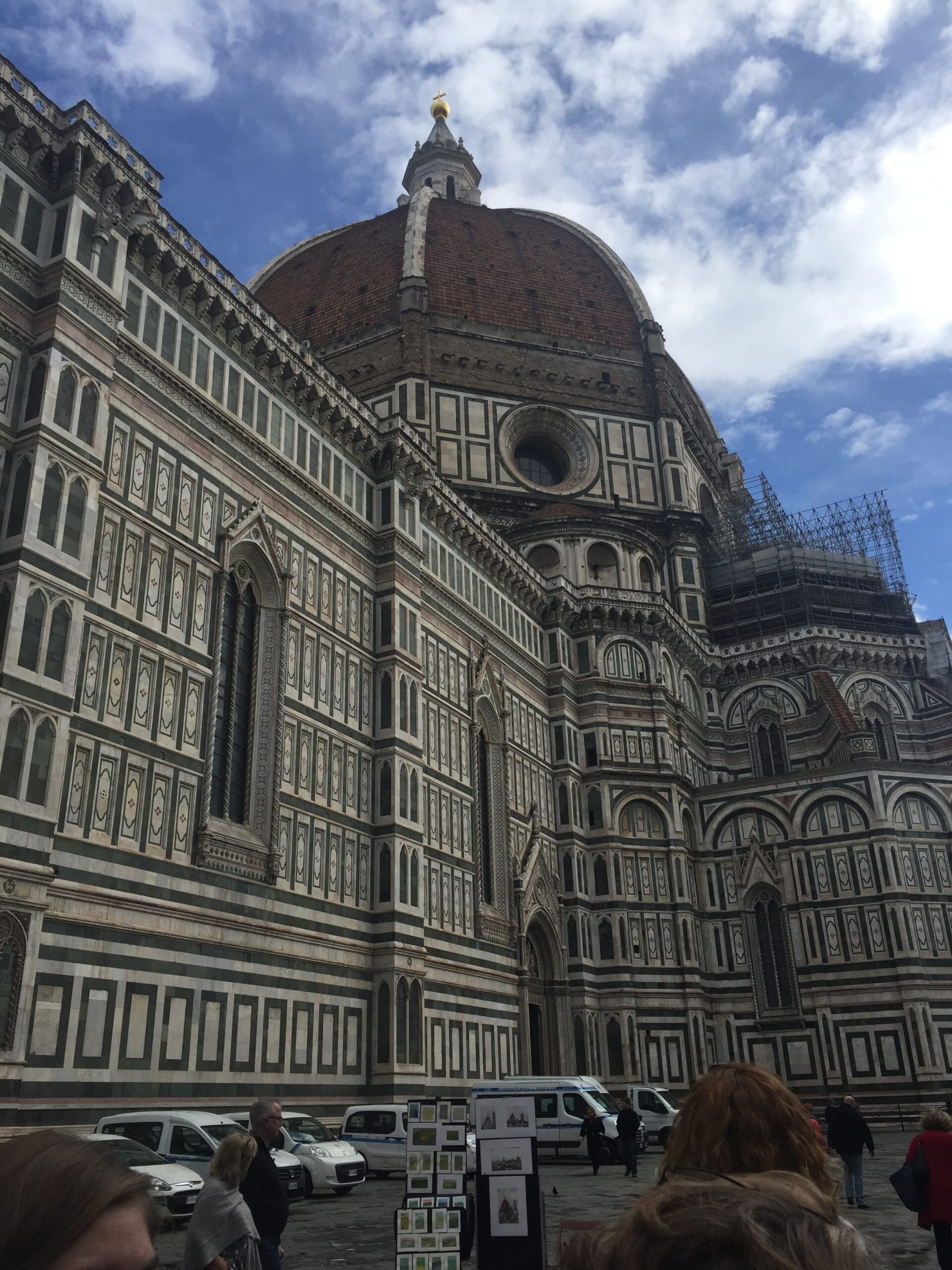 outer facade of the Duomo in Florence